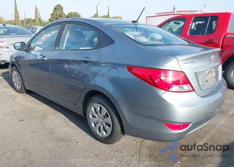 2017 Hyundai Accent Se из США, поврежденный, VIN KMHCT4AE0HU361086